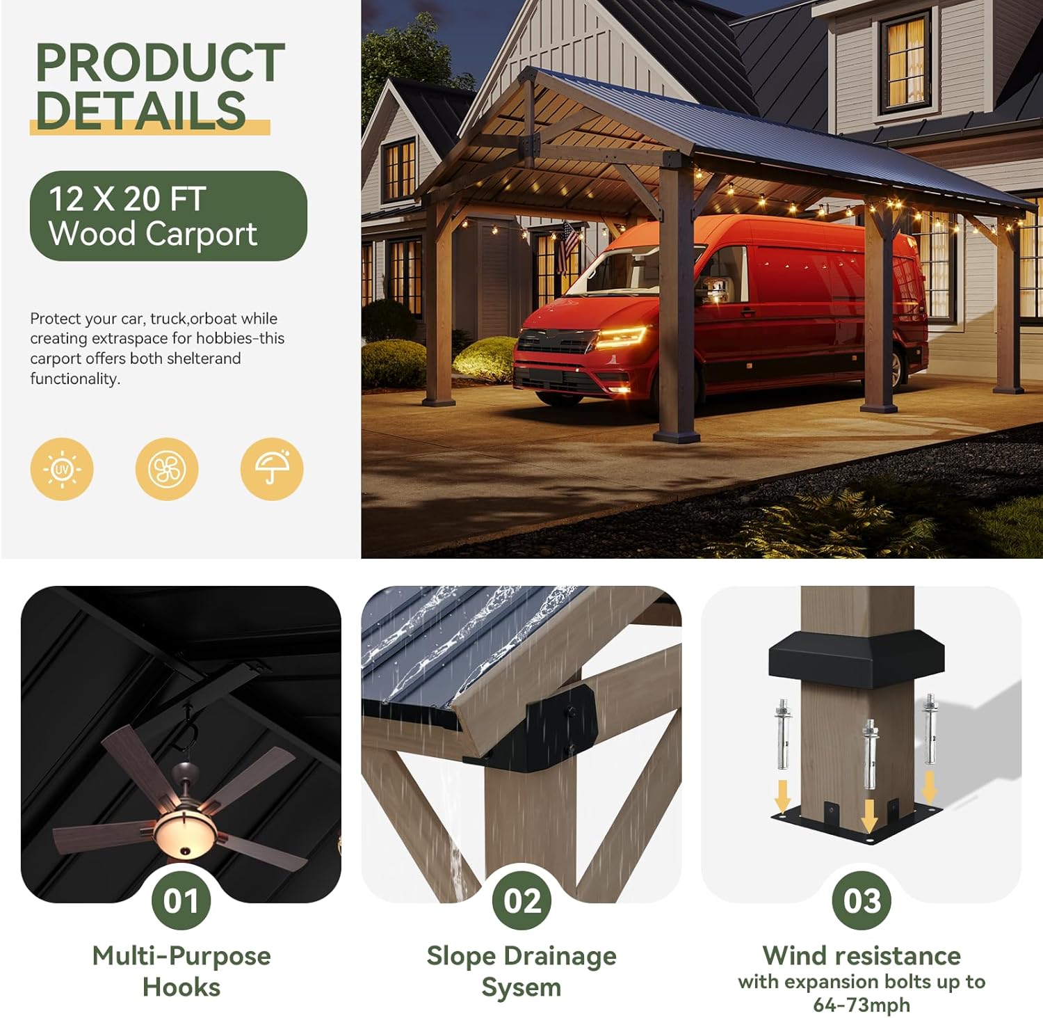 Aoxun carport review features in daily use