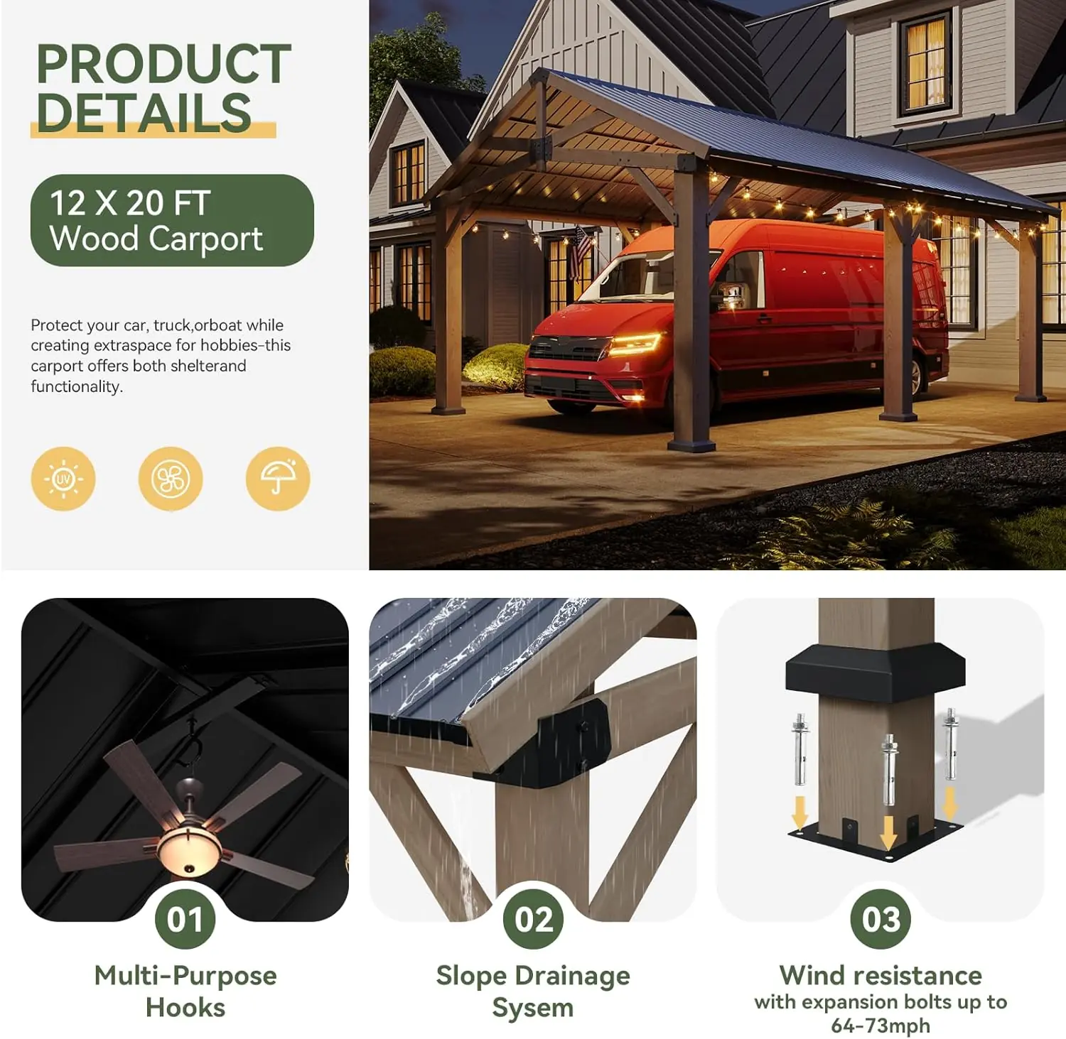 Aoxun carport review features in daily use