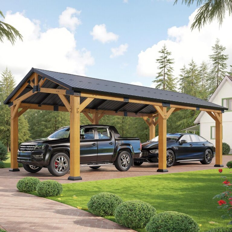 Jocisland 12x24 Carport Review: Honest Pros & Cons 4 Image 1 of Jocisland 12x24 carport review