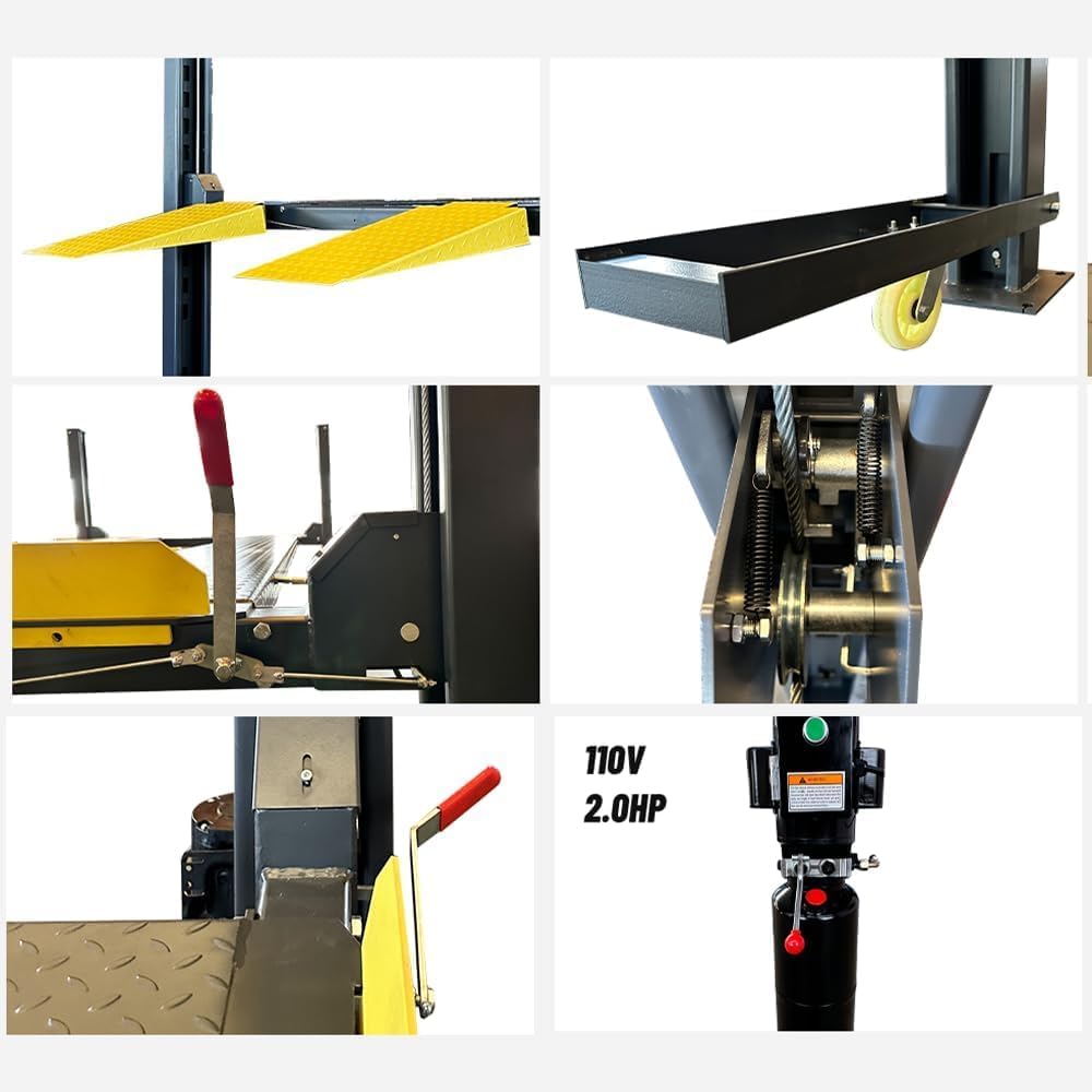 KATOOL 8500lbs 4 Post Car Lift Review: Honest Pros & Cons 4 KATOOL 8500lbs 4 post car lift review performance testing vehicle lift stability