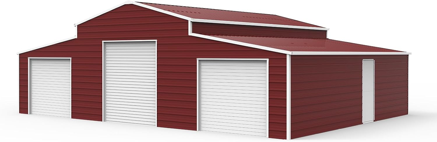 KoreJetMetal 42x30 metal storage shed review — unboxing and first impressions of steel panels and frame components