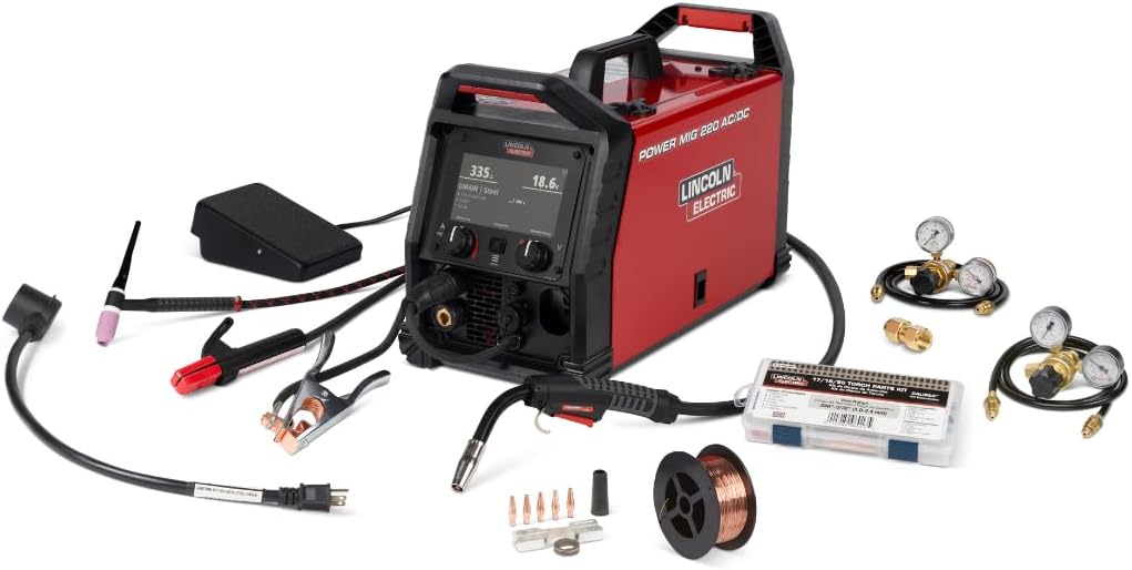 Lincoln Electric POWER MIG 220 review,POWER MIG 220 AC DC review and rating,is Lincoln POWER MIG 220 worth buying,POWER MIG 220 review pros cons,POWER MIG 220 honest opinion,Lincoln Electric POWER MIG 220 review verdict - detailed features and technical specifications