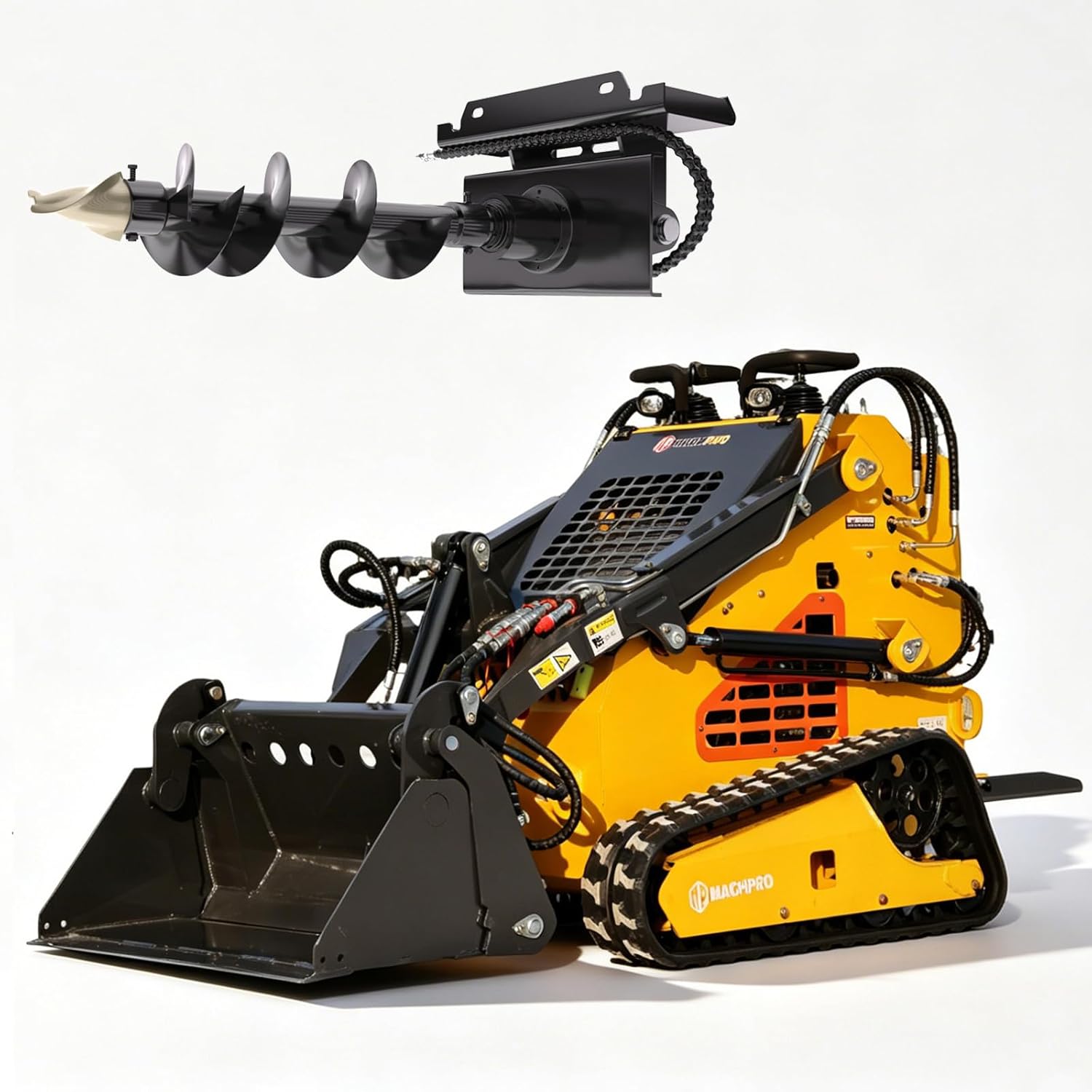 Machpro 380 YE skid steer review unboxing — package contents and first impressions