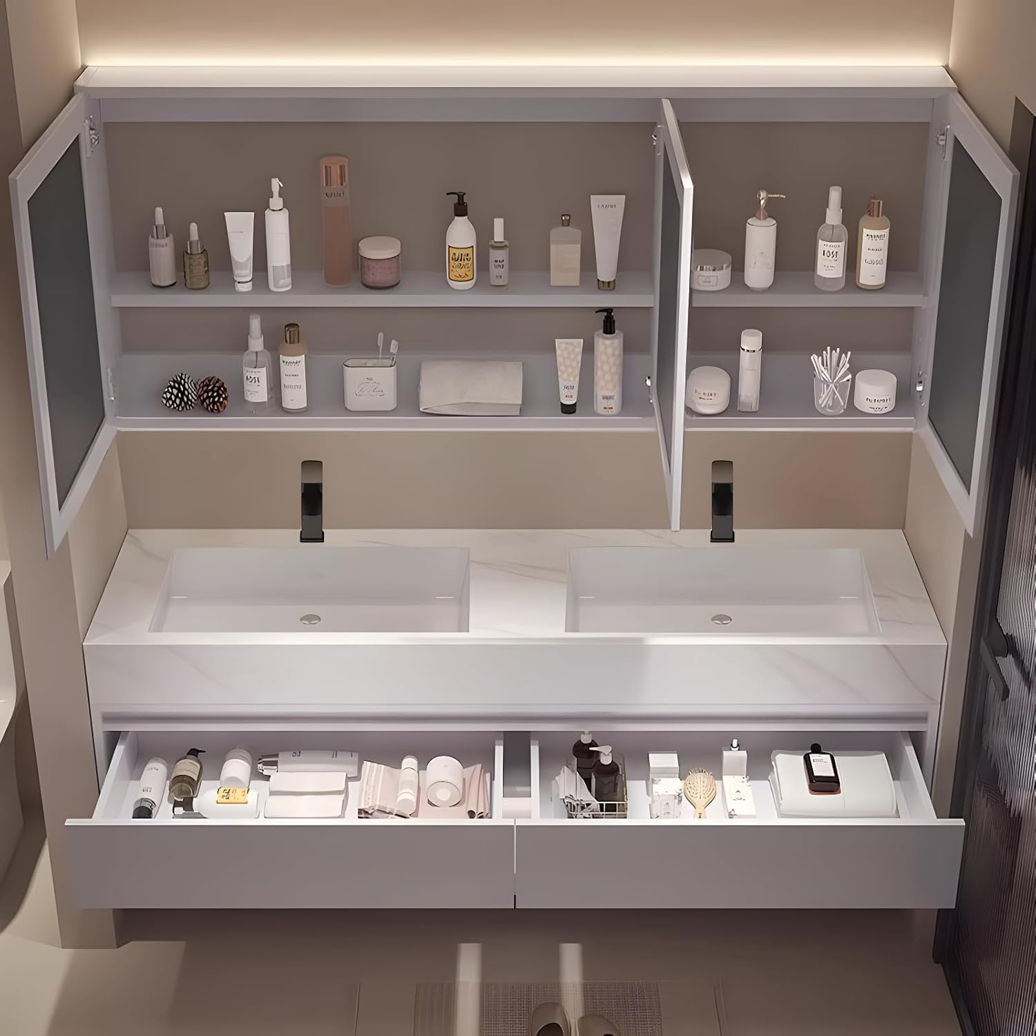 PONLTTEY double sink bathroom vanity review, PONLTTEY 100 inch vanity review and rating, is PONLTTEY double sink vanity worth buying, PONLTTEY bathroom vanity review pros cons, PONLTTEY vanity review honest opinion, PONLTTEY double sink vanity review verdict features in daily use