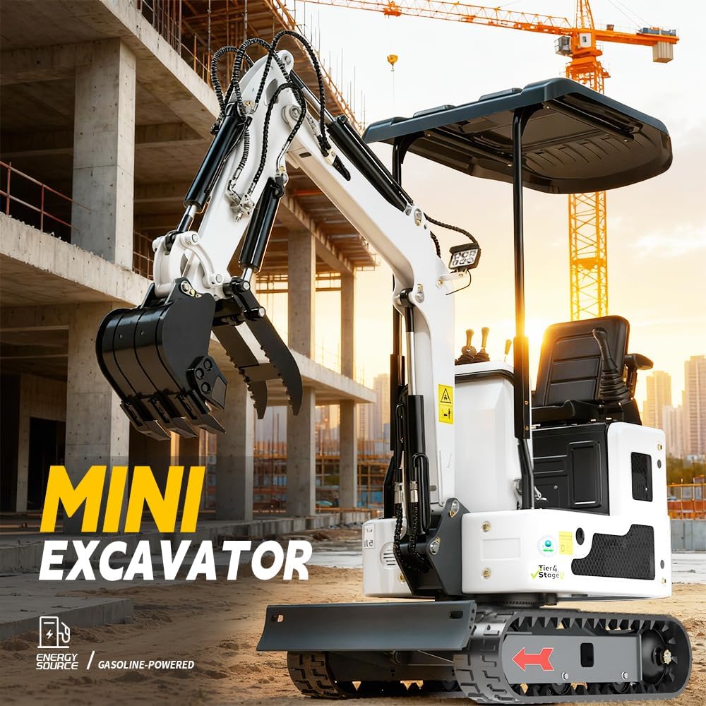 mini skid steer loader review,mini excavator review and rating,is mini skid steer worth buying,mini skid steer review pros cons,compact excavator review honest opinion,ATTACHXPRO mini excavator review verdict real-world performance test results
