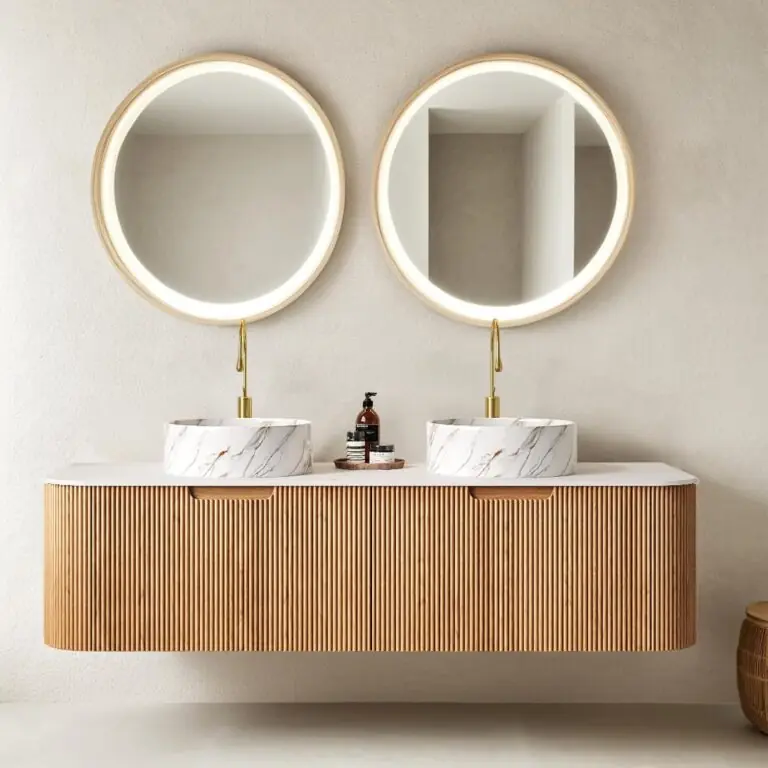 Image 1 of AmbroVania 60 inch bathroom vanity review