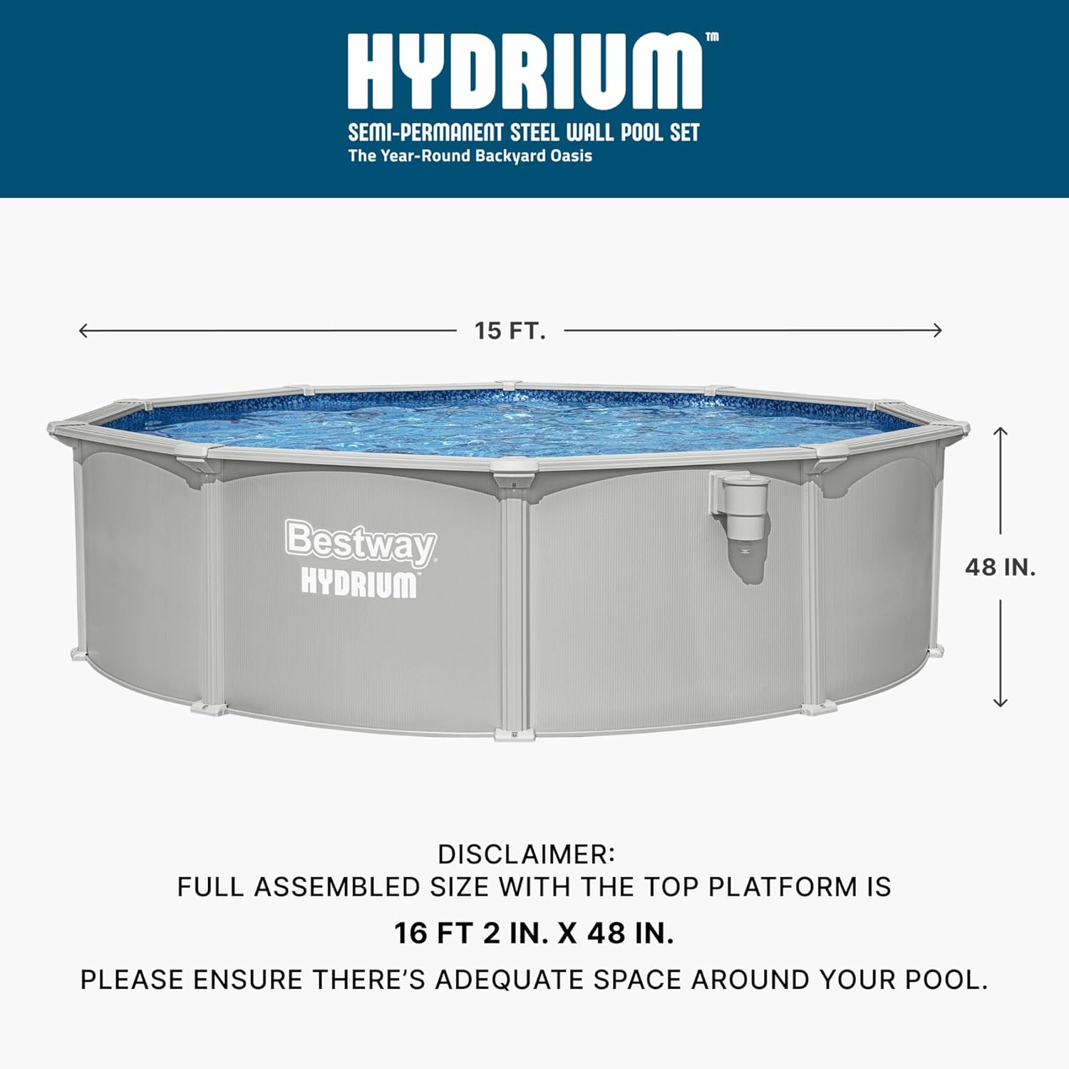 Bestway Hydrium pool review features in daily use