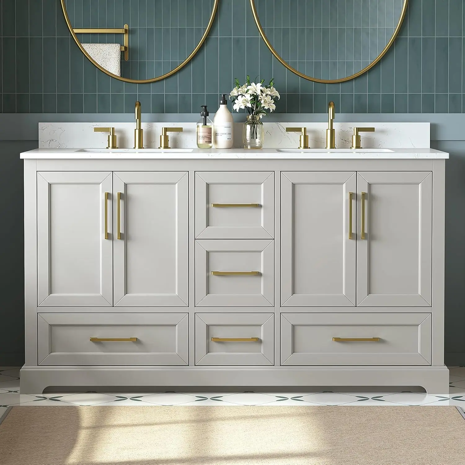 DELUXE LIVING 60 inch bathroom vanity review,60 inch bathroom vanity review and rating,is DELUXE LIVING vanity worth buying,60 inch double sink vanity review pros cons,DELUXE LIVING bathroom vanity review honest opinion,DELUXE LIVING vanity review verdict - detailed features and technical specifications