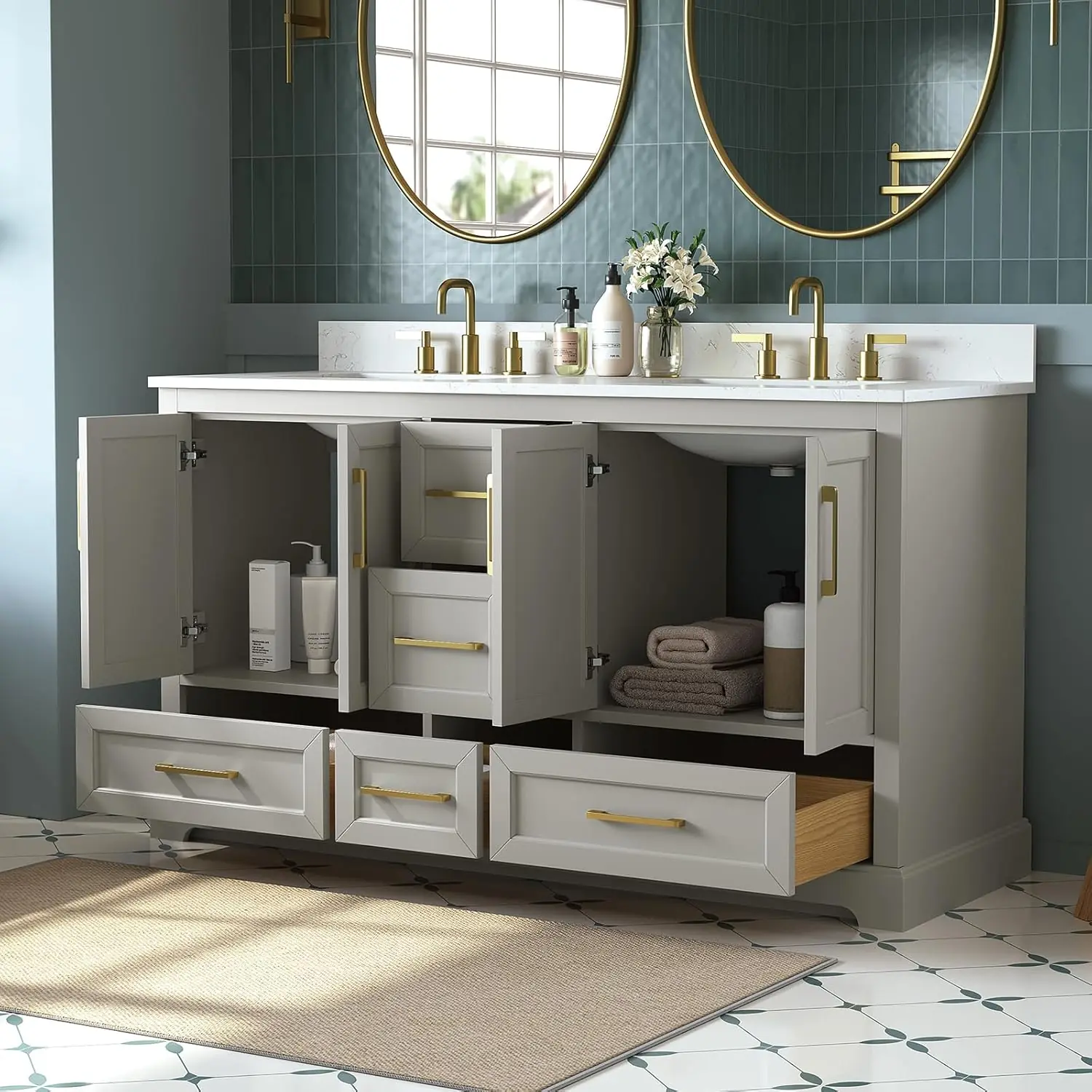 DELUXE LIVING 60 inch bathroom vanity review,60 inch bathroom vanity review and rating,is DELUXE LIVING vanity worth buying,60 inch double sink vanity review pros cons,DELUXE LIVING bathroom vanity review honest opinion,DELUXE LIVING vanity review verdict performance testing and real-world results