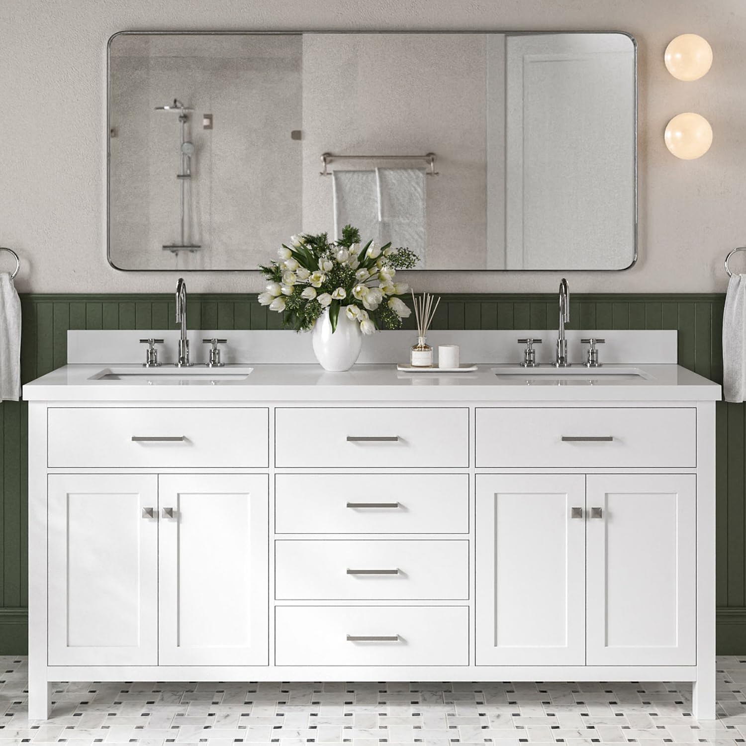 DKB Alenza 72 inch bathroom vanity review,DKB Alenza double sink vanity review and rating,is DKB Alenza 72 inch vanity worth buying,DKB Alenza vanity review pros cons,DKB Alenza bathroom vanity honest opinion,DKB Alenza 72 inch vanity review verdict — full box contents and build quality