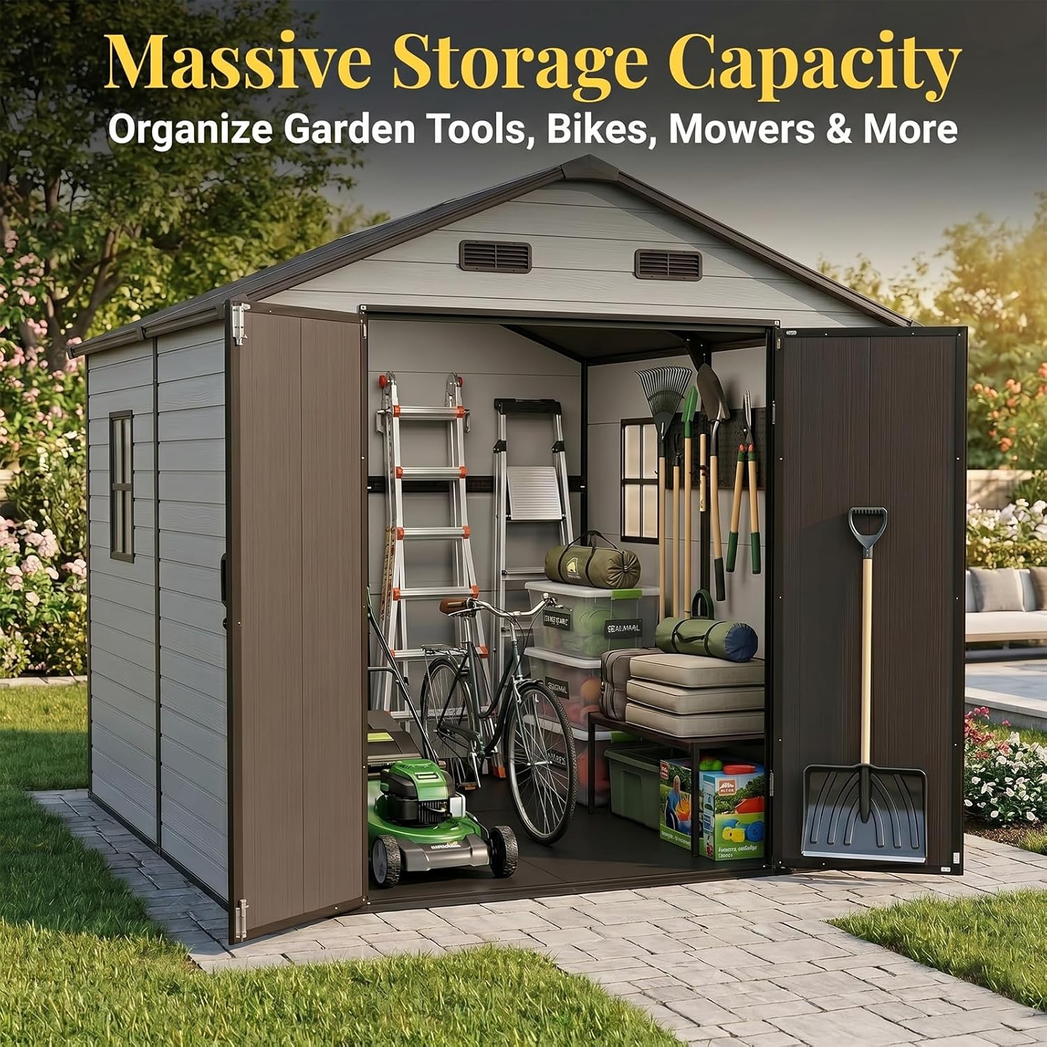 FammyLoft 8x8 resin shed review,FammyLoft 8x8 resin shed review and rating,is FammyLoft resin shed worth buying,FammyLoft 8x8 resin shed review pros cons,FammyLoft 8x8 resin shed review honest opinion,FammyLoft resin shed review verdict key features examined up close