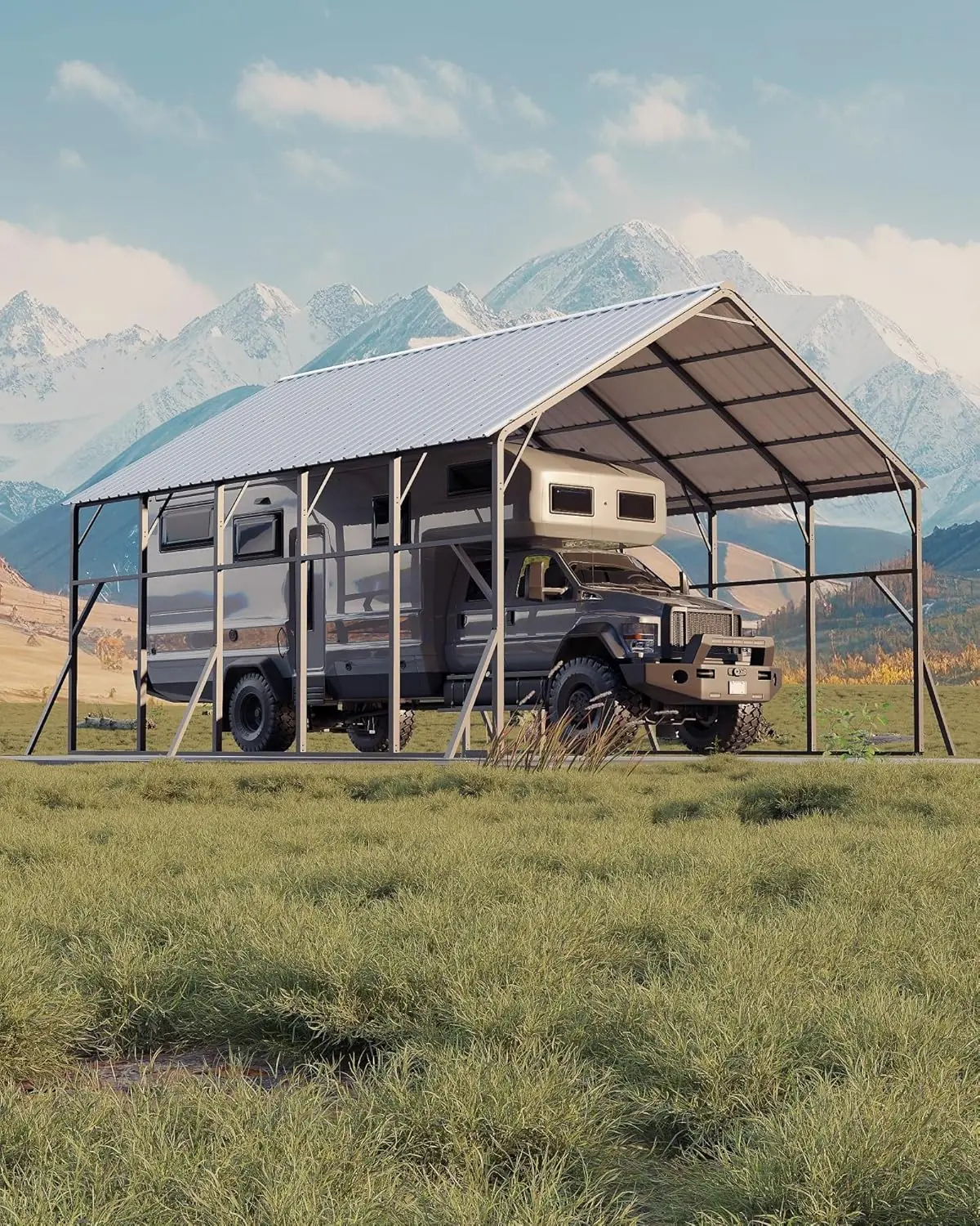 Garvee Metal Carport Review: Unbiased Pros & Cons for RV 1 Garvee metal carport review — full unboxing showing every item included