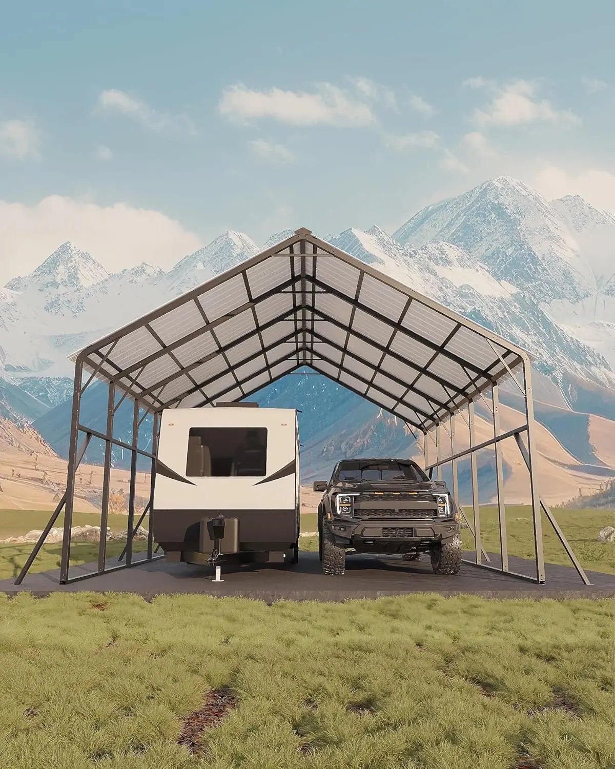 Garvee Metal Carport Review: Unbiased Pros & Cons for RV 2 Garvee metal carport review during hands-on performance testing
