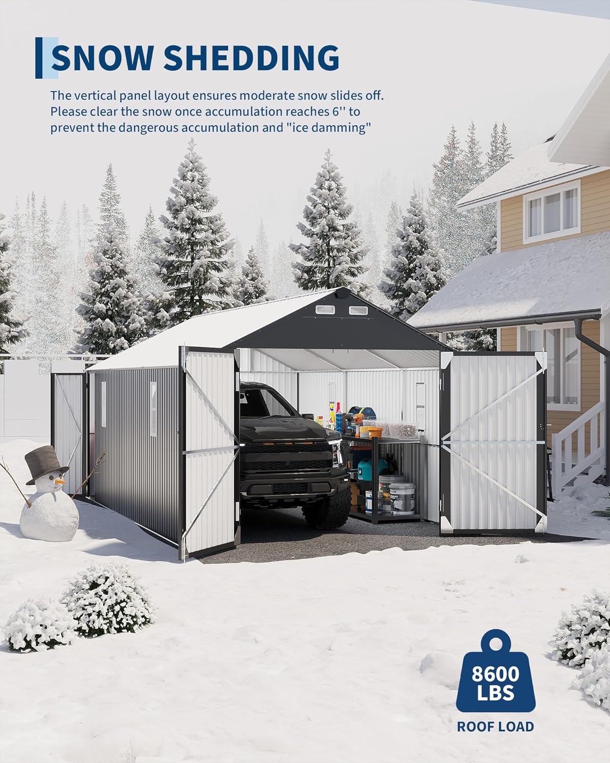 GarveeLife Metal Carport Review: Pros & Cons Worth Knowing 3 GarveeLife metal carport review after extended use — long-term performance
