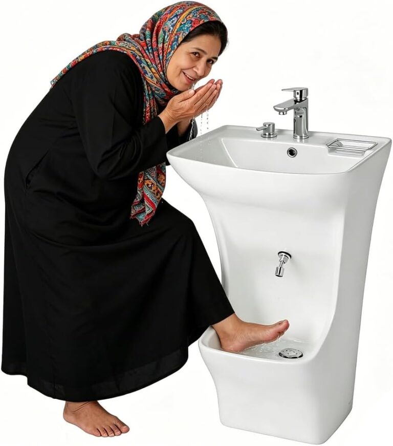 Jiayiyoux Muslim Ceramic Wash Basin Review: Honest Pros & Cons 1 Image 1 of Jiayiyoux Muslim Ceramic Wash Basin review