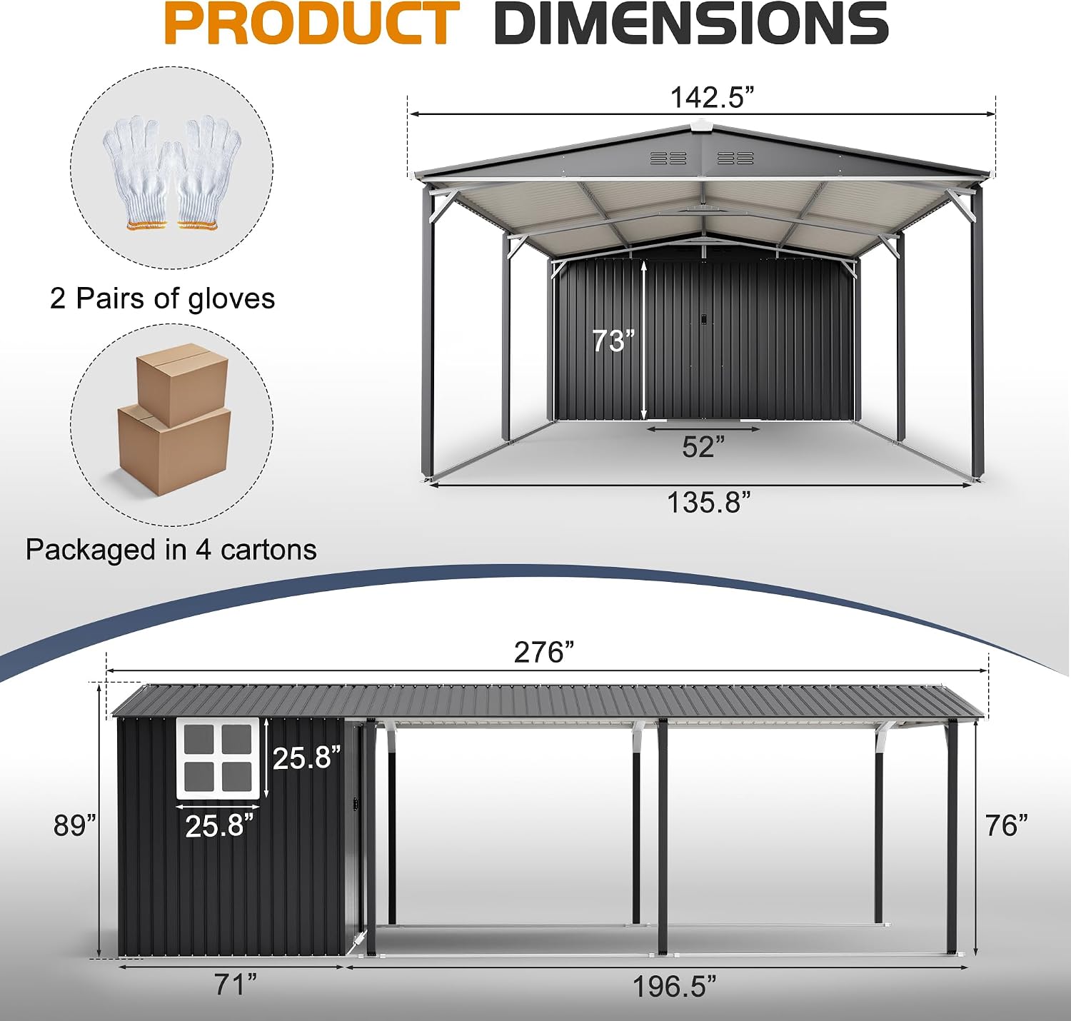 KEIKI Metal Carport Review: Honest Pros & Cons 3 KEIKI metal carport review,KEIKI carport review and rating,is KEIKI carport worth buying,KEIKI carport review pros cons,KEIKI carport review honest opinion,KEIKI metal carport review verdict after extended use — long-term performance