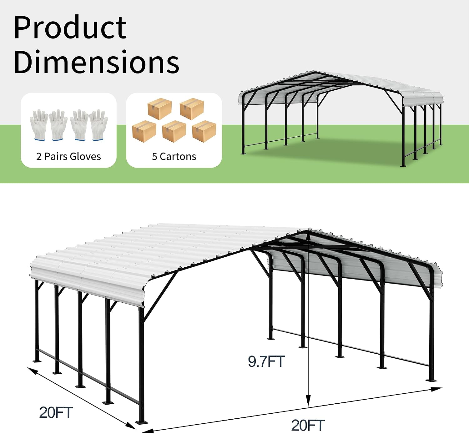 Shintenchi 20x20 carport review,Shintenchi carport review and rating,Shintenchi 20x20 carport review pros cons,Shintenchi carport review honest opinion,is Shintenchi carport worth buying,Shintenchi metal carport review verdict — features that matter in real use