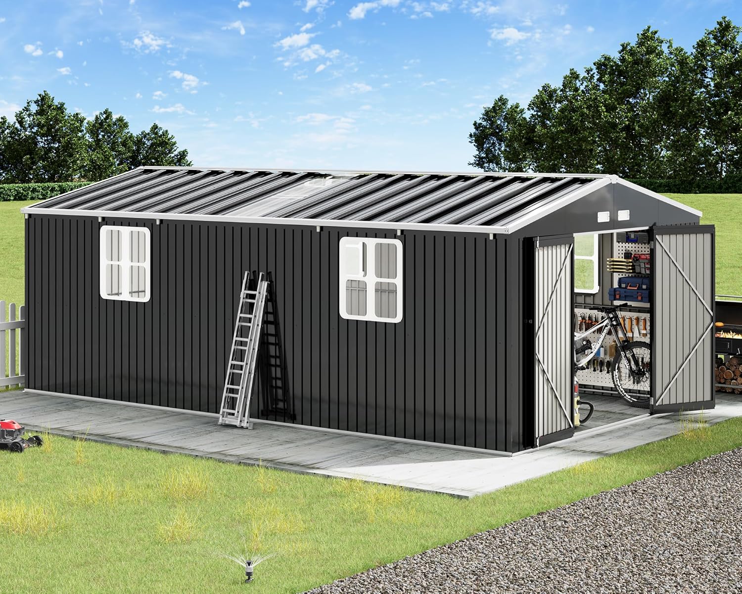 VanAcc 12x20x7.2 FT Outdoor Storage Shed Honest Review: Pros & Cons 1 VanAcc 12x20x7.2 FT Outdoor Storage Shed review,VanAcc metal garden shed review and rating,is VanAcc 12x20 shed worth buying,VanAcc storage shed review pros cons,VanAcc metal shed review honest opinion,VanAcc outdoor storage shed review verdict unboxing — what comes in the box