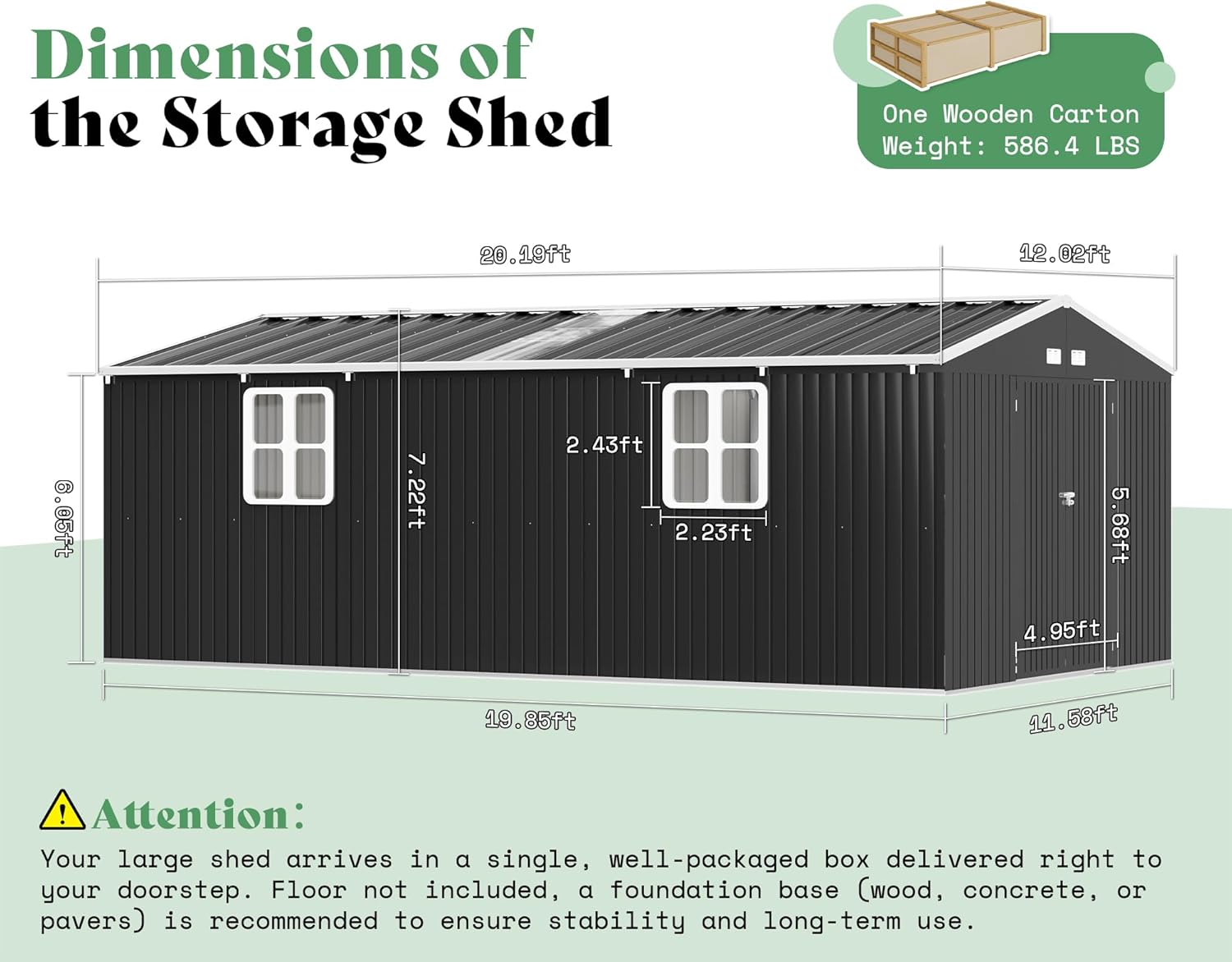 VanAcc 12x20x7.2 FT Outdoor Storage Shed Honest Review: Pros & Cons 2 VanAcc 12x20x7.2 FT Outdoor Storage Shed review,VanAcc metal garden shed review and rating,is VanAcc 12x20 shed worth buying,VanAcc storage shed review pros cons,VanAcc metal shed review honest opinion,VanAcc outdoor storage shed review verdict key features examined up close