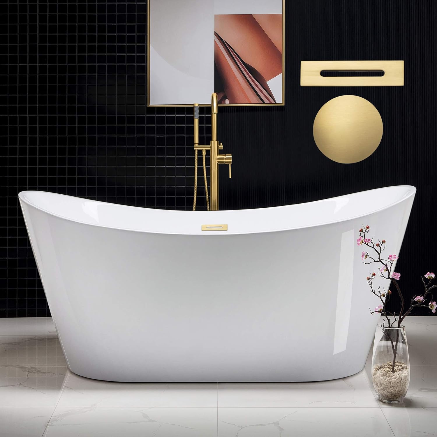 WOODBRIDGE 67 freestanding tub review,WOODBRIDGE bathtub review and rating,WOODBRIDGE B0010 freestanding tub review pros cons,WOODBRIDGE soaking tub review honest opinion,WOODBRIDGE acrylic tub review verdict — full box contents and build quality