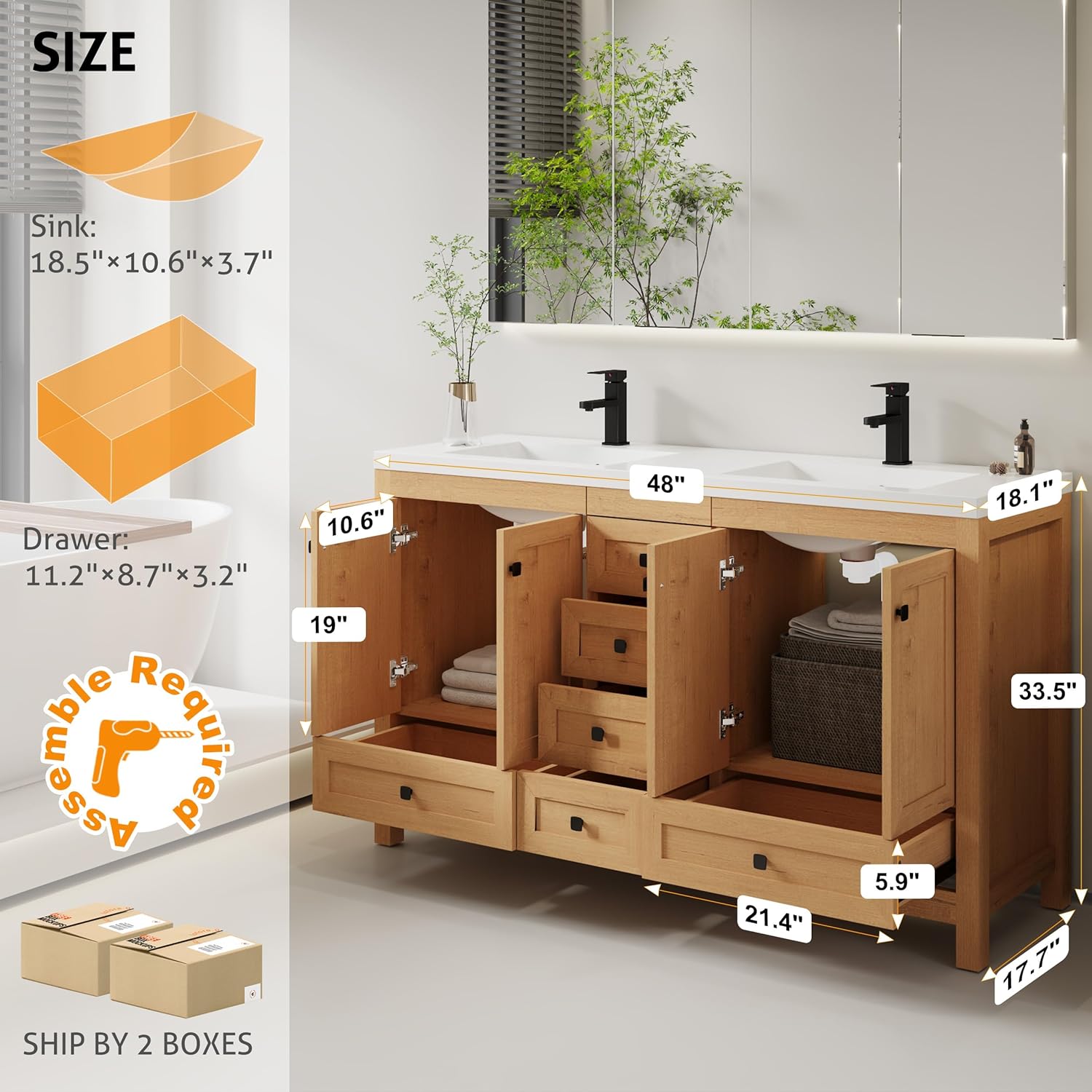 Eclife 60 Bathroom Vanity Review: Pros & Cons Worth Buying? 2 eclife 60 bathroom vanity review, eclife 60 bathroom vanity review and rating, is eclife 60 bathroom vanity worth buying, eclife 60 bathroom vanity review pros cons, eclife 60 bathroom vanity review honest opinion, eclife 60 bathroom vanity review verdict unboxing and complete package contents