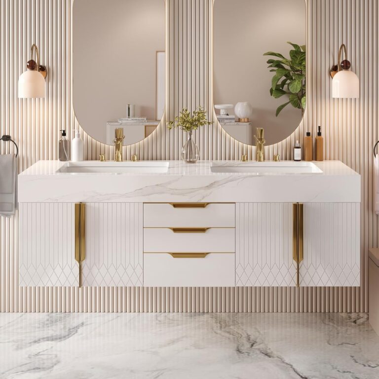 Homary 60 Inch Floating Bathroom Vanity Review: Worth Buying? 6 Image 1 of homary 60 inch floating bathroom vanity review