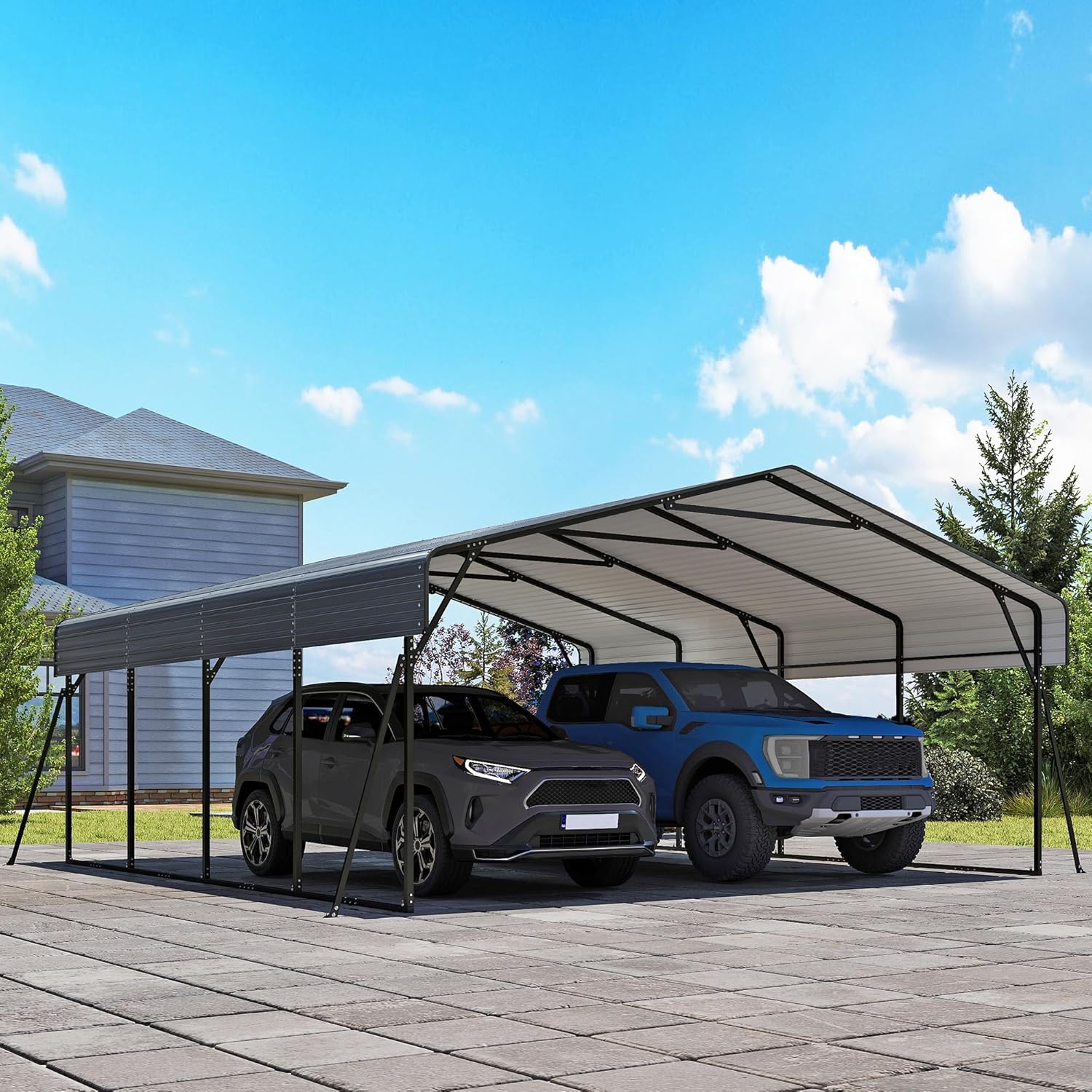 Real Relax Metal Carport Review: Sturdy & Spacious 1 real relax metal carport review,real relax carport review and rating,is real relax carport worth buying,real relax carport review pros cons,real relax carport honest opinion,real relax metal carport review verdict — full unboxing showing every item included