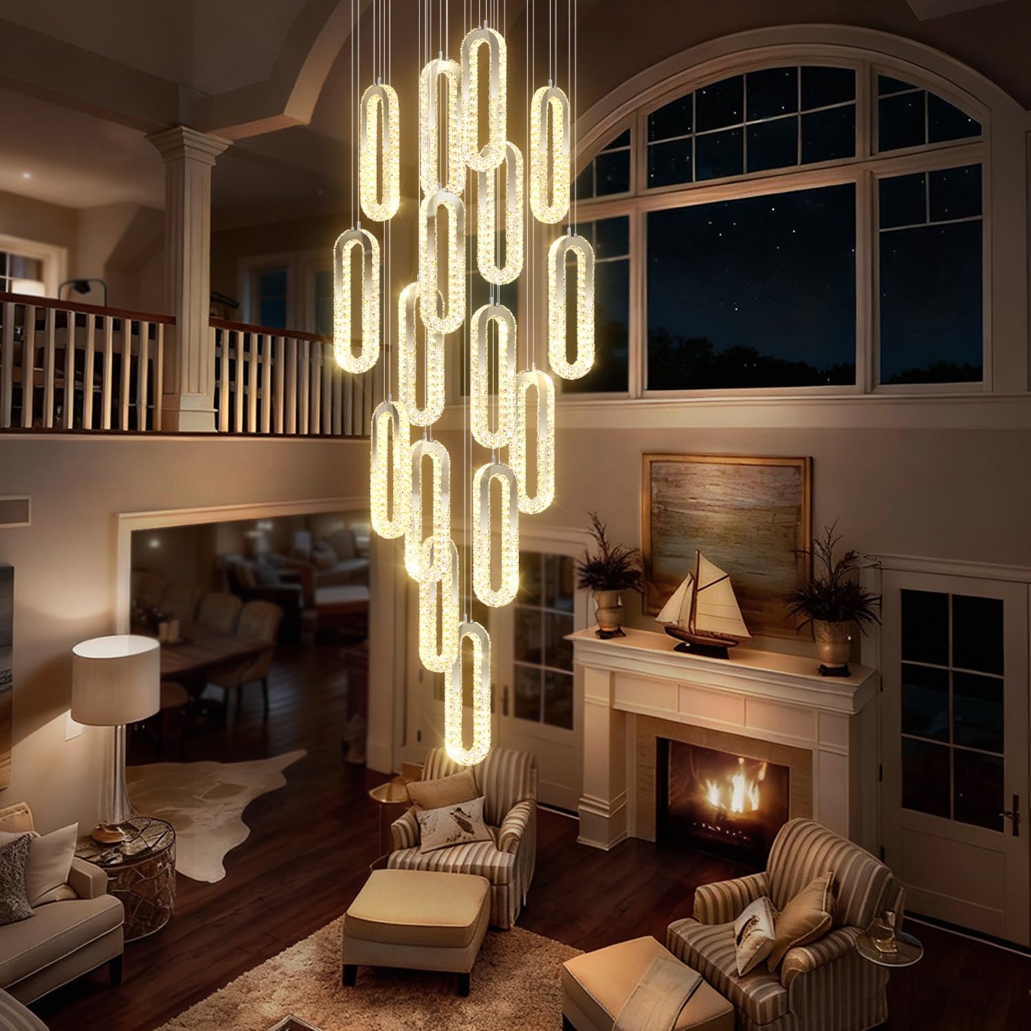 ykolupty H138 chandelier review performance testing over multiple weeks in a great room