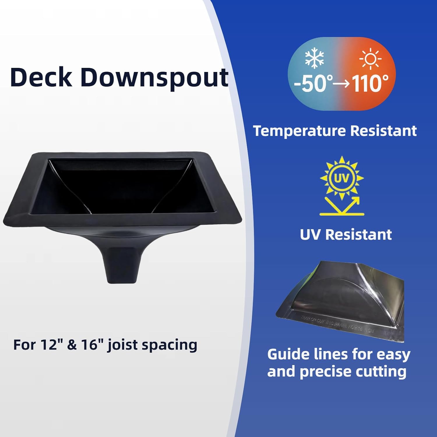 EMAYUU Deck Downspout Review: Worth Buying? Verdict 3 EMAYUU deck downspout review,EMAYUU deck downspout honest review,EMAYUU deck downspout review pros cons,under deck drainage system review,PE deck downspout review verdict,EMAYUU downspout review and rating — week-by-week testing diary
