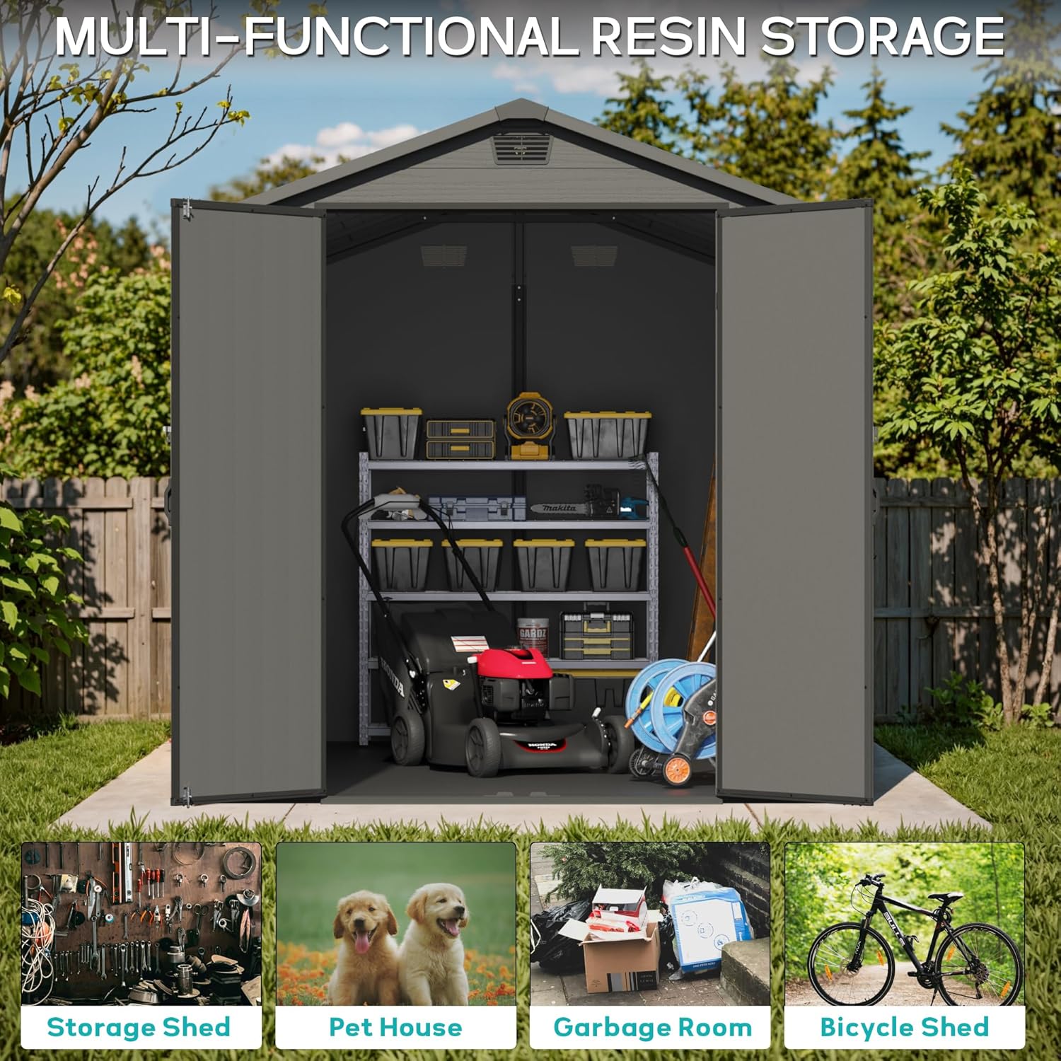 Greesum 6x10FT Plastic Storage Shed Review: Honest Pros & Cons 4 Greesum 6x10FT plastic storage shed review,Greesum shed review and rating,is Greesum storage shed worth buying,Greesum shed review pros cons,Greesum 6x10 shed honest opinion,Greesum plastic shed review verdict real-world details not found in the official specs