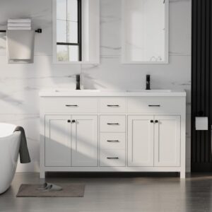 Image 1 of LUCKWIND 60 inch bathroom vanity review