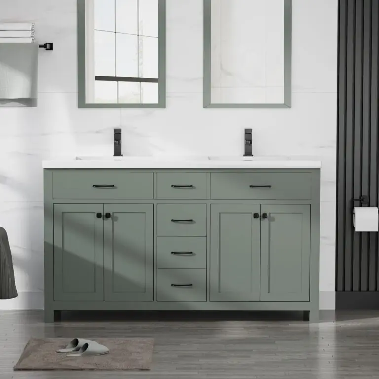 Image 1 of LUCKWIND 60 inch bathroom vanity review