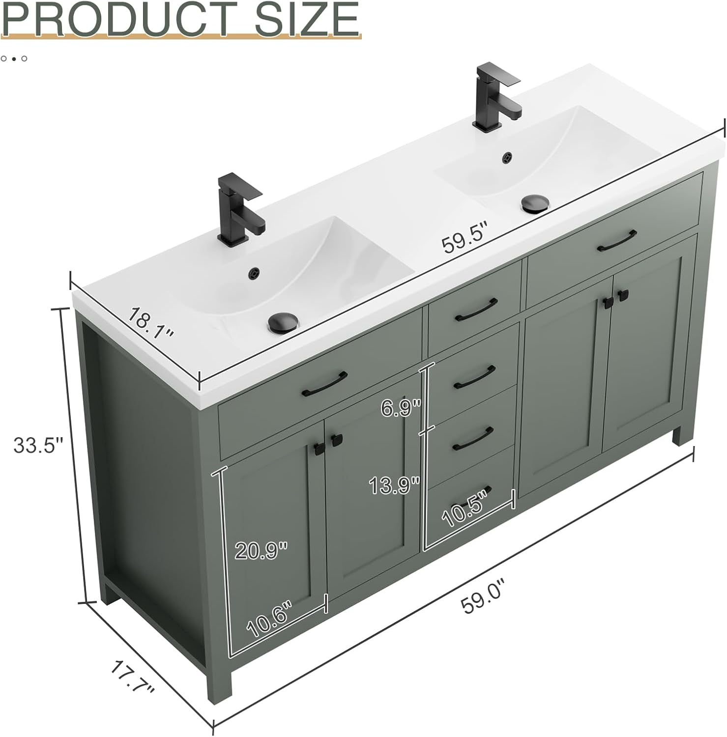 LUCKWIND 60 inch bathroom vanity review setup and first use experience