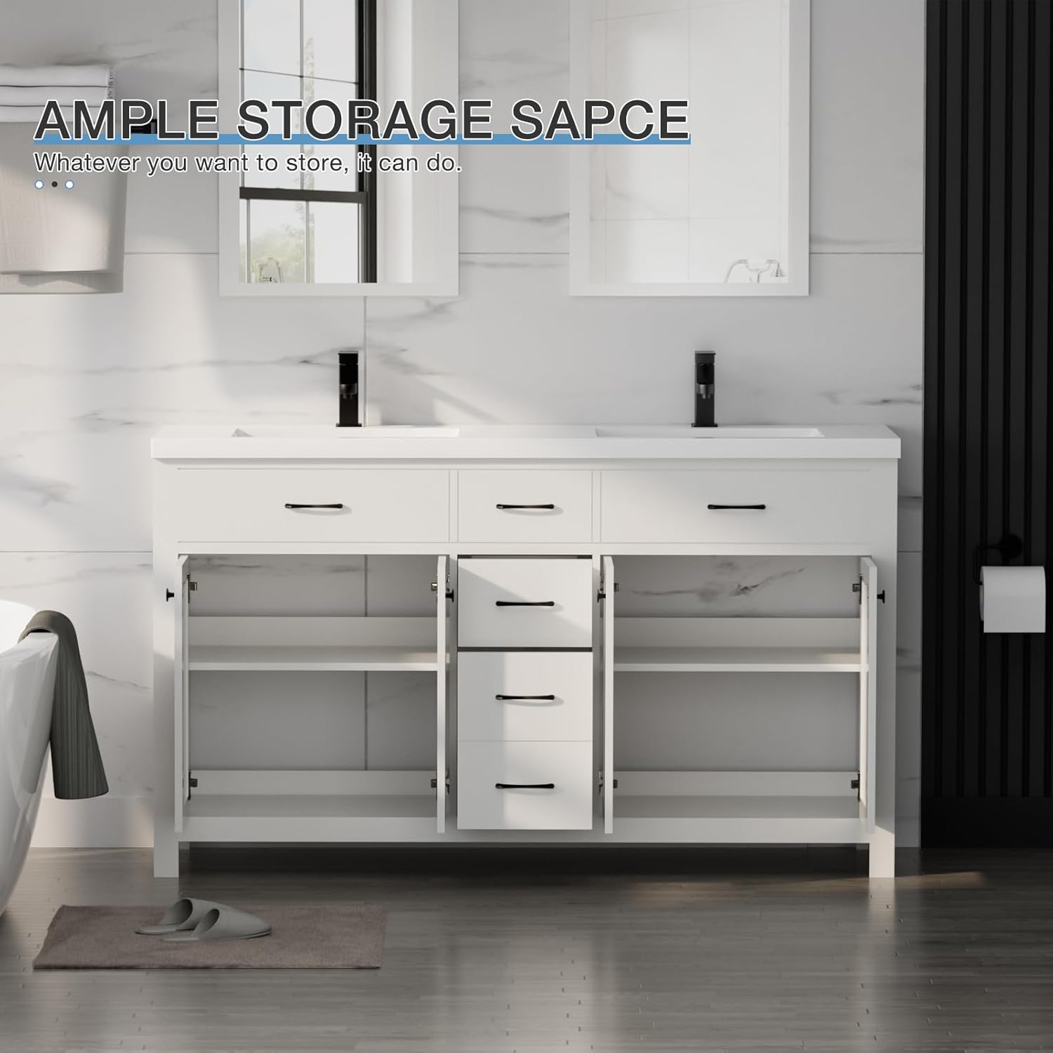 Step-by-step guide for LUCKWIND 60 inch bathroom vanity review,LUCKWIND bathroom vanity review and rating,is LUCKWIND vanity worth buying,LUCKWIND 60 vanity review pros cons,LUCKWIND vanity review honest opinion,LUCKWIND 60 inch vanity review verdict - complete tutorial