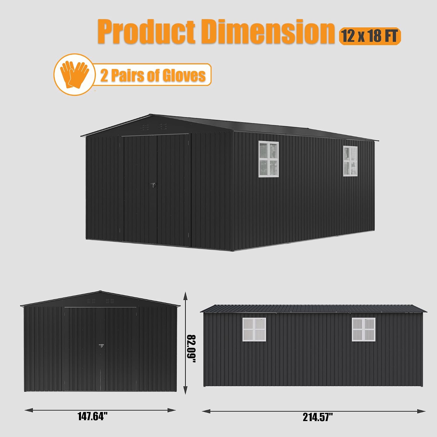 MNLR 12x18 FT Outdoor Storage Shed Review: Our Verdict 2 MNLR 12x18 FT Outdoor Storage Shed review,MNLR 12x18 metal shed review and rating,is MNLR storage shed worth buying,MNLR 12x18 shed review pros cons,MNLR storage shed review honest opinion,MNLR 12x18 shed review verdict during hands-on performance testing