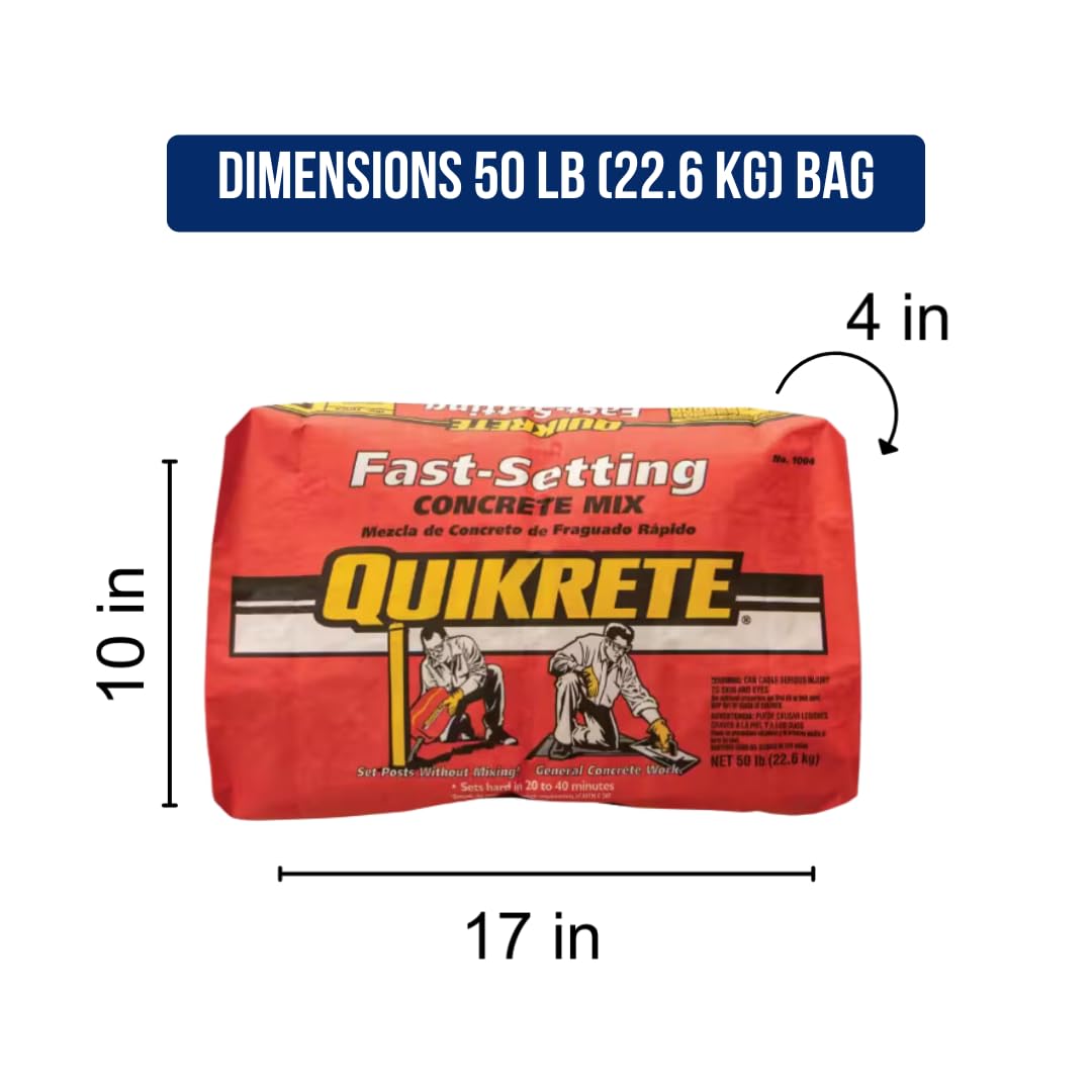Quikrete Fast-Setting Concrete Mix review — setup process and usability