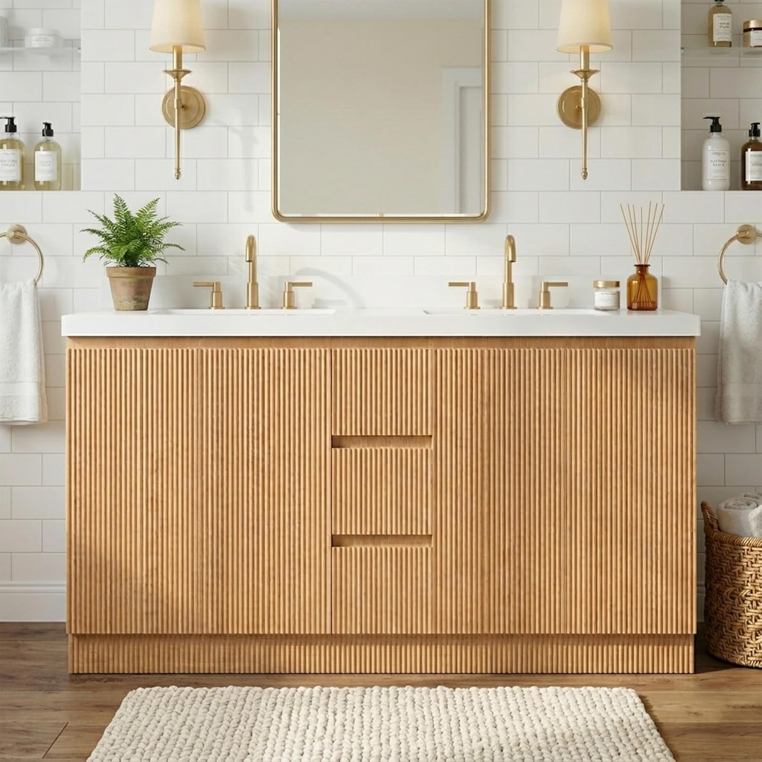 Virubi 60 Inch Double Bathroom Vanity Review: Worth Buying? 1 Virubi 60 inch double bathroom vanity review,Virubi 60 inch double sink vanity review,Virubi bathroom vanity review and rating,is Virubi double vanity worth buying,Virubi 60 inch vanity review pros cons,Virubi bathroom vanity honest opinion unboxing — box contents and first impressions