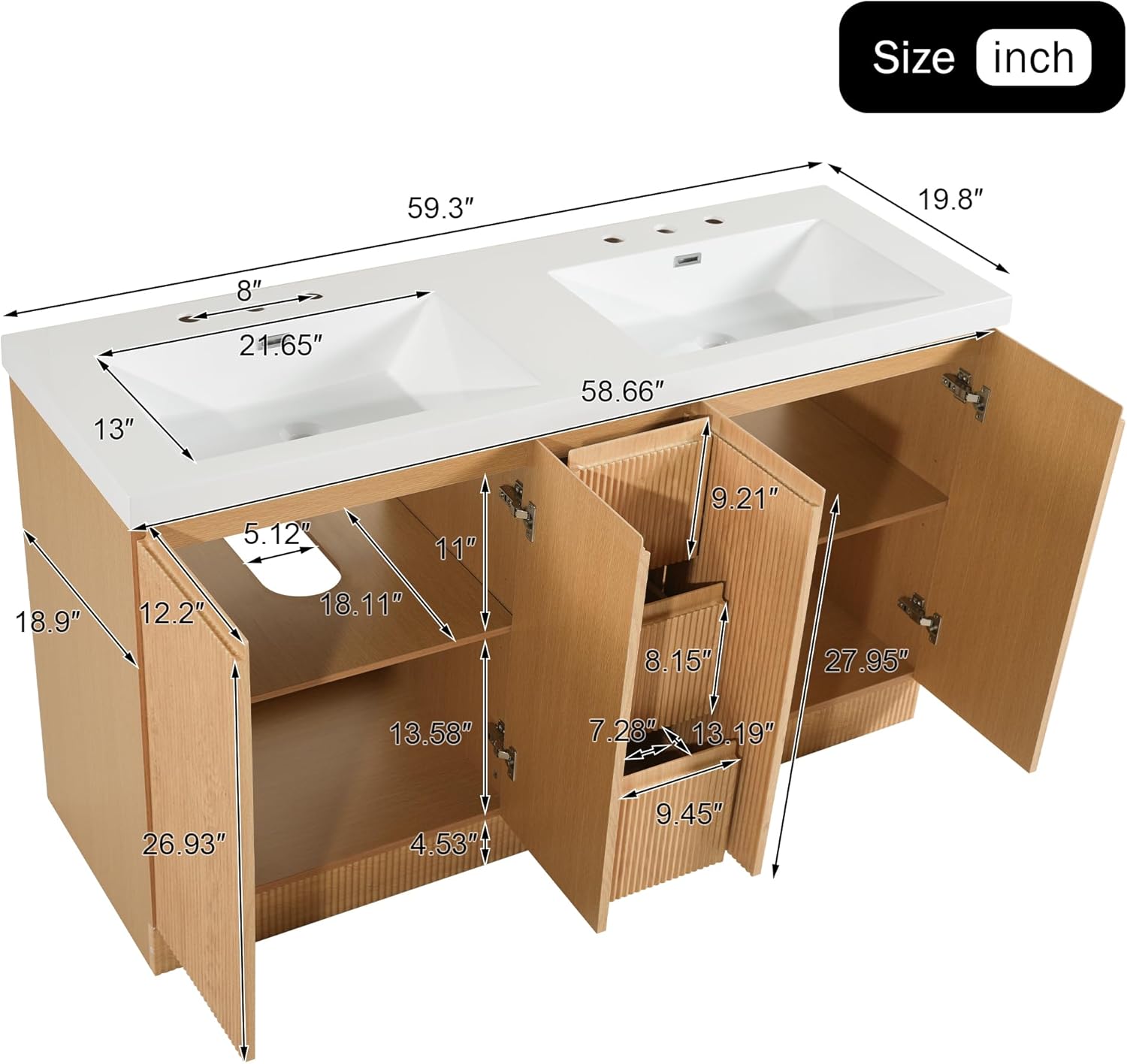 Virubi 60 Inch Double Bathroom Vanity Review: Worth Buying? 2 Virubi 60 inch double bathroom vanity review,Virubi 60 inch double sink vanity review,Virubi bathroom vanity review and rating,is Virubi double vanity worth buying,Virubi 60 inch vanity review pros cons,Virubi bathroom vanity honest opinion performance testing timeline