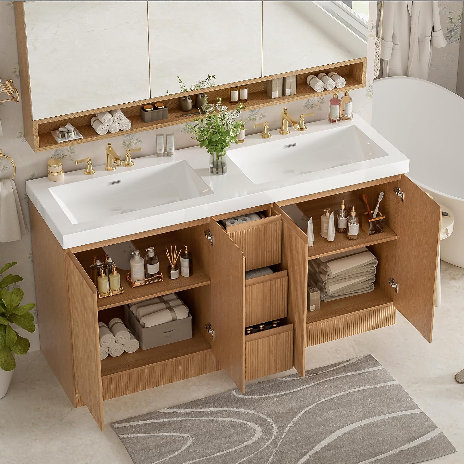 Virubi 60 Inch Double Bathroom Vanity Review: Worth Buying? 3 Virubi 60 inch double bathroom vanity review,Virubi 60 inch double sink vanity review,Virubi bathroom vanity review and rating,is Virubi double vanity worth buying,Virubi 60 inch vanity review pros cons,Virubi bathroom vanity honest opinion detailed feature analysis