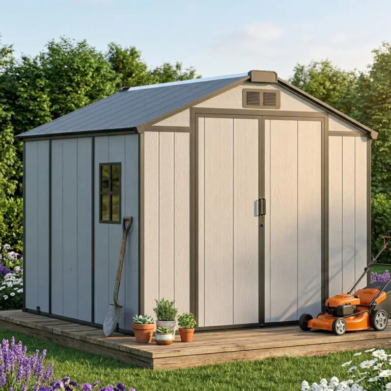 Image 1 of WELYAS 8x8 resin shed review