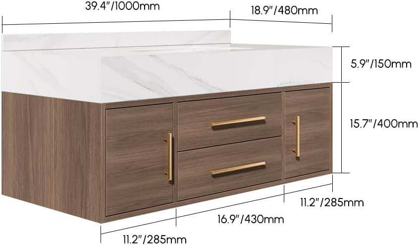 Weibath Floating Bathroom Vanity Review: Pros & Cons 2 Weibath floating bathroom vanity review,Weibath vanity review and rating,39.5 inch floating vanity review pros cons,Weibath sintered stone vanity honest review,Weibath bathroom vanity review verdict,Weibath wall mounted vanity review worth buying unboxing and complete package contents