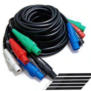 Image 1 of ZGTools 25 FT stage lighting cable review