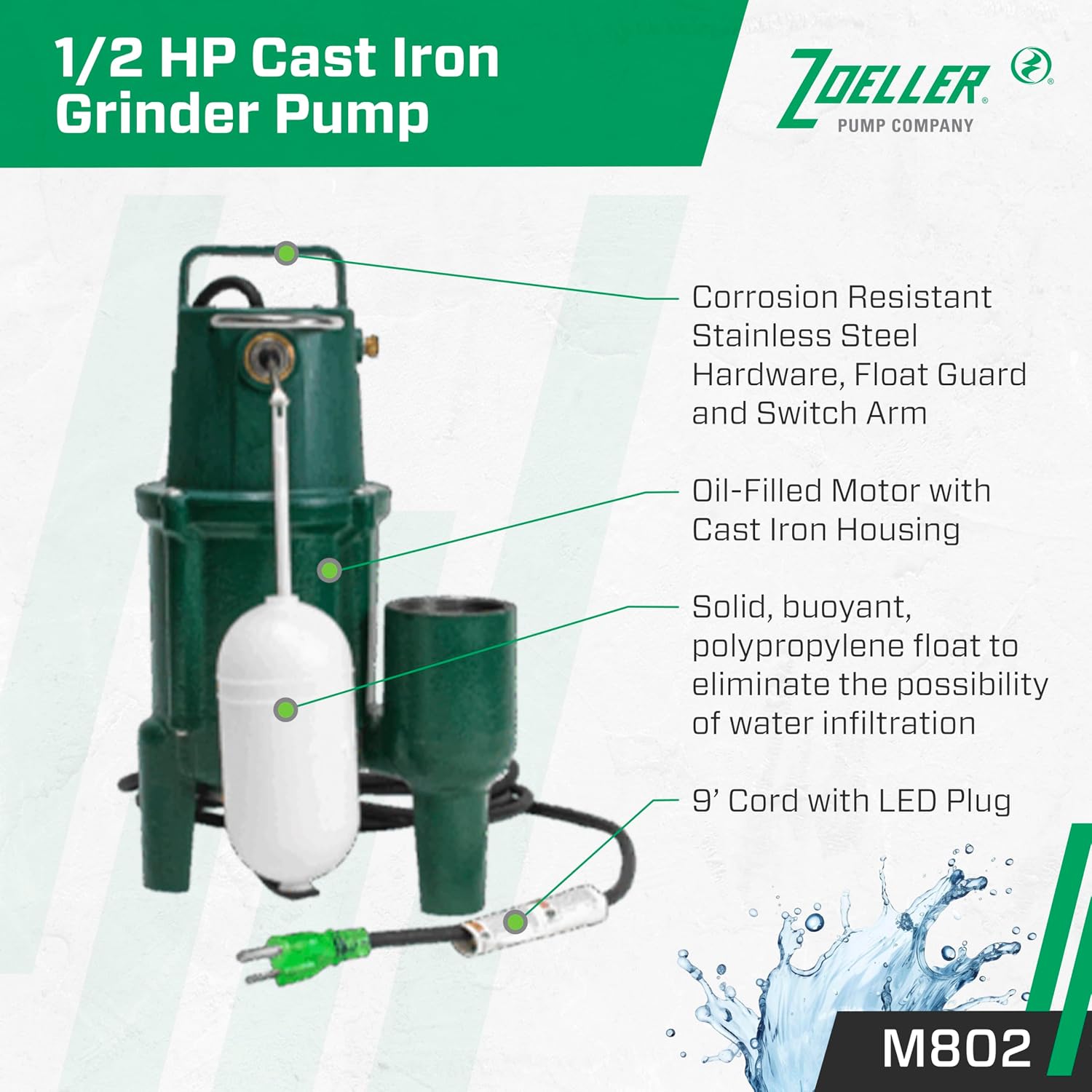 Zoeller M802 Grinder Pump Review: Honest Pro & Cons Verdict 2 Zoeller M802 grinder pump review,Zoeller M802 grinder pump review and rating,is Zoeller M802 grinder pump worth buying,Zoeller M802 grinder pump review pros cons,Zoeller M802 grinder pump review honest opinion,Zoeller M802 grinder pump review verdict performance testing over multiple weeks