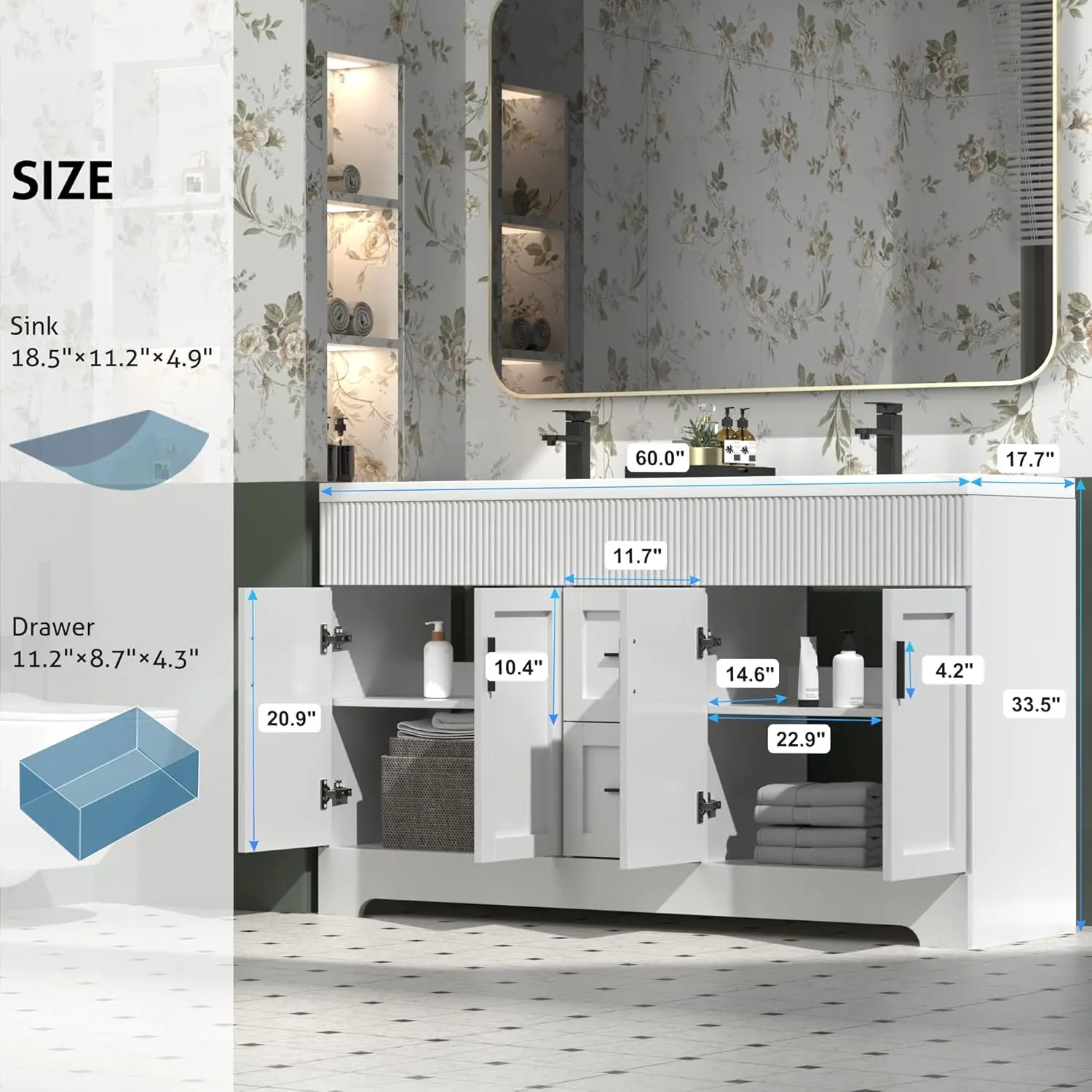 eclife 60 inch bathroom vanity review,eclife 60 inch bathroom vanity review and rating,is eclife 60 inch bathroom vanity worth buying,eclife 60 inch bathroom vanity review pros cons,eclife 60 inch bathroom vanity review honest opinion,eclife 60 inch bathroom vanity review verdict — design and build quality detail