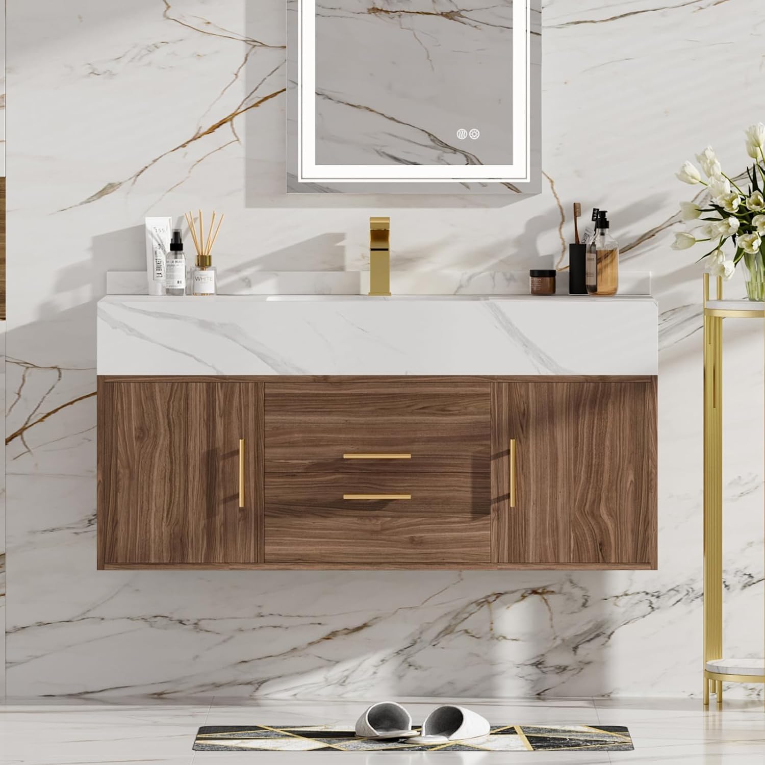 homary floating bathroom vanity review,homary floating bathroom vanity review and rating,homary bathroom vanity worth buying,homary bathroom vanity review pros cons,homary wall-mounted vanity honest opinion,homary bathroom vanity review verdict unboxing — first impressions and package contents